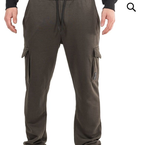 Men's olive cargo cotton tracksuit new Double with pockets