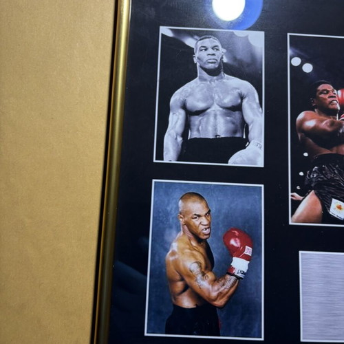 Mike Tyson Signed Replica A3 Poster with Frame