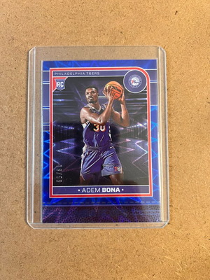 Κάρτα Adem Bona 2024-25 NBA Hoops Rookie Blue Pulsar Prizm SP σαν καινούργιο