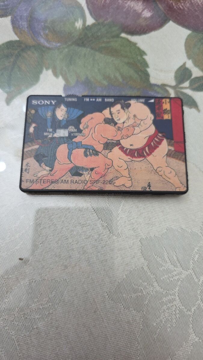 SONY カードラジオ SRF-220 浮世絵 Sony SRF-220 card radio like new - € 299,99 - Vendora.cy
