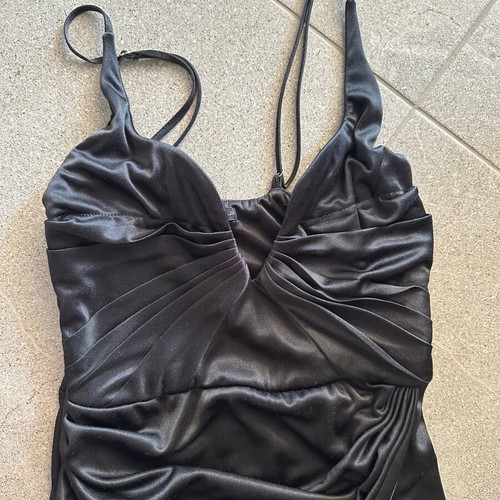 Ohpolly black mid-length dress size UK12 (M) like new