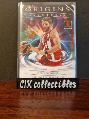Panini Euroleague Origins Olympiacos Walkup card