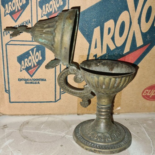 Bronze incense burner used