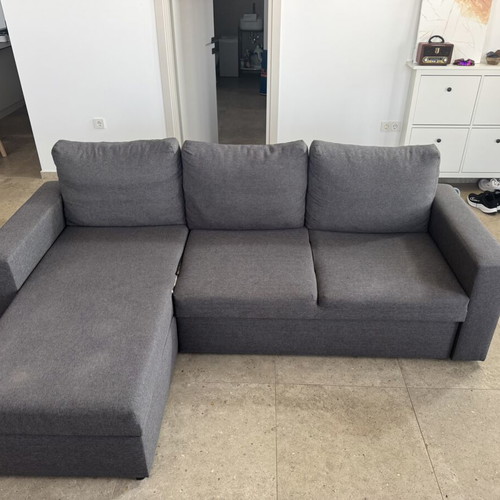 Jysk three-seater sofa with storage and bed function