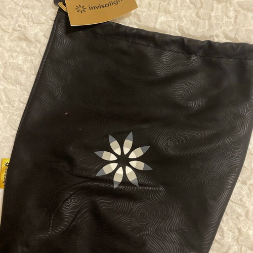 Invisalign commemorative pouch and box packaging