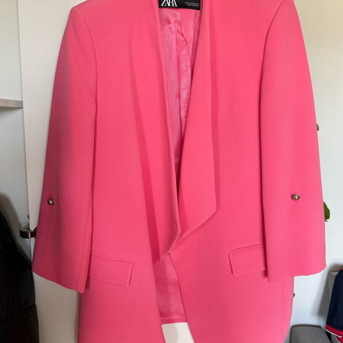 Zara women's pink jacket like new size M