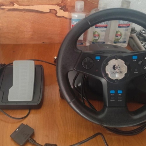 Logitech Rallye Racing PS2 Steering Wheel used