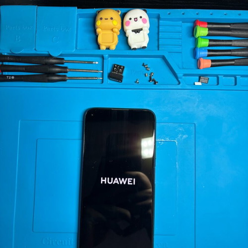 Huawei P40 Lite Emerald Green σαν καινούργιο με tempered glass