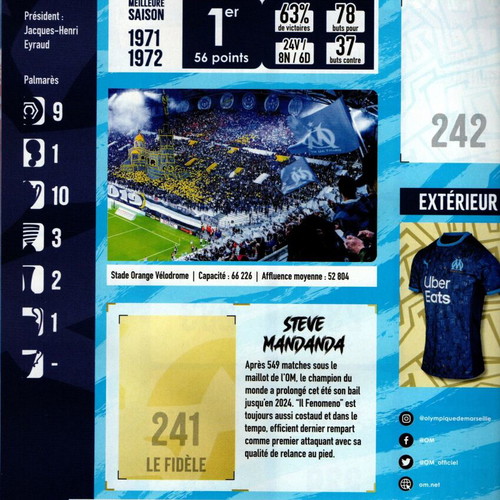 Panini Foot Official Sticker 2020/2021 new Ligue 1 album