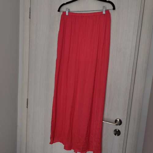 Zara women's maxi skirt like new, red coral, size M