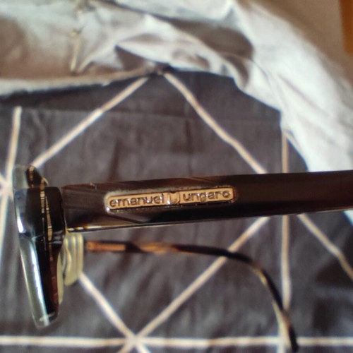 Emanuel Ungaro Black Optical and Sunglasses Frame like new