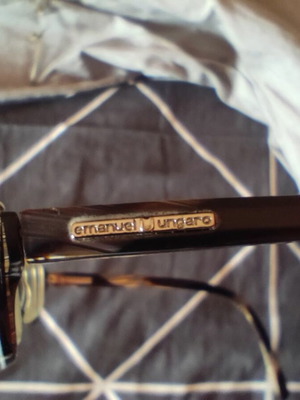 Emanuel Ungaro Black Optical and Sunglasses Frame like new