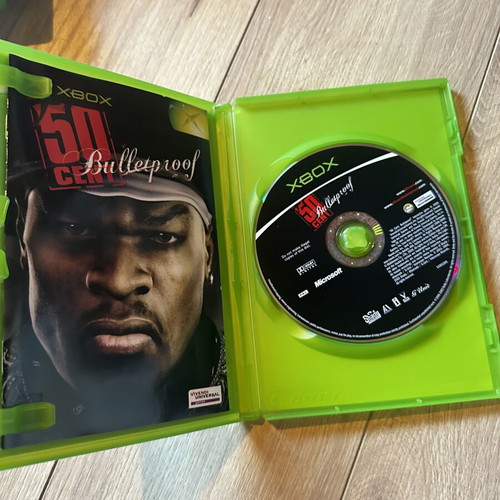 50 Cent Bulletproof Xbox Original game like new, complete with manual