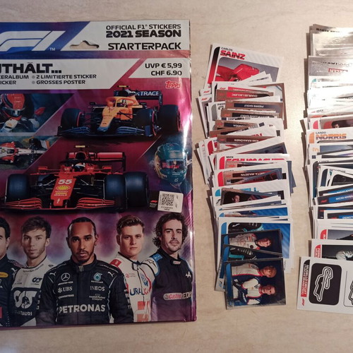 Άλμπουμ Topps F1 2021 πλήρες σετ καινούργιο