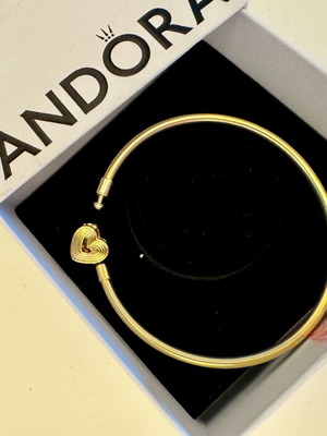 Βραχιόλι Pandora 20 cm σαν καινούργιο, χρυσαφί