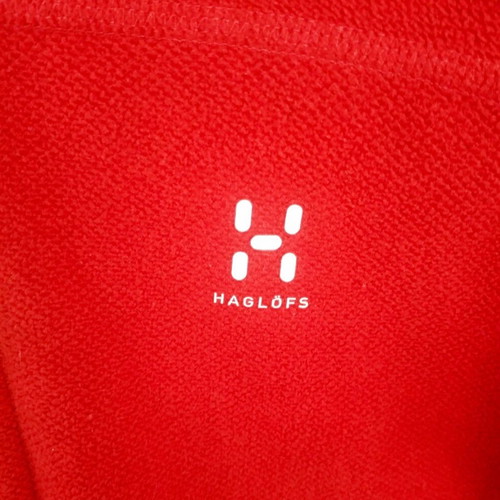 Haglöfs polartec fleece women's medium used, red