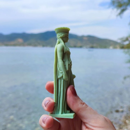 Aromatic Ancient Greek Caryatid Candle new, pistachio scent