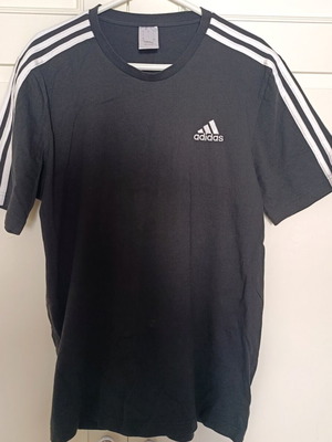 Adidas къса риза като нова, размер L, черна