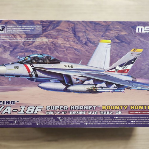 Meng F/A-18F Super Hornet Bounty Hunters 1/48 model kit new sealed