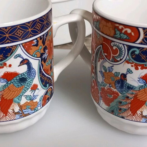 Apulum porcelain mugs like new, set of 2