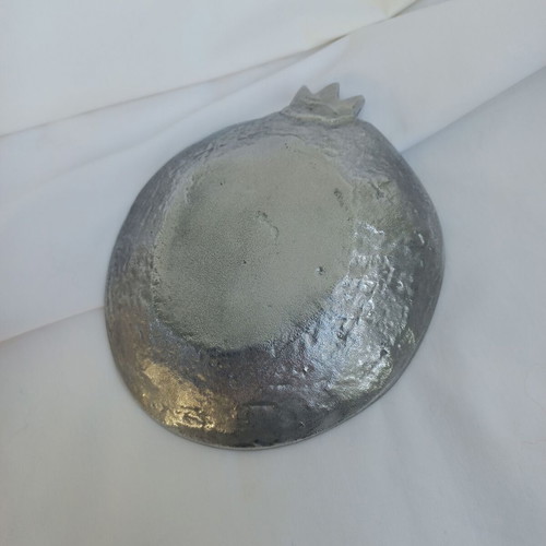 Decorative bowl used from Cycladic Art Museum with bronze element