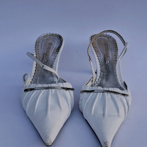 Gianna Kazakou leather pumps size 38 like new white