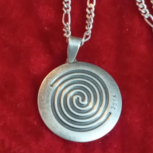 Lalaounis A21 925 silver pendant with classic chain used