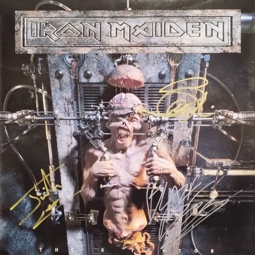 Iron Maiden The X Factor 2LP reissue 2017, like new, signed