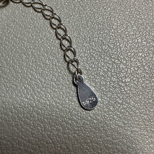 Sterling silver anklet 925 new with bell and starfish charms