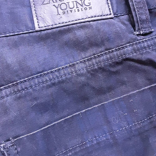 Zara checked pants black blue like new, size 30