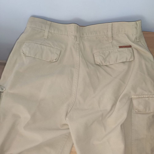 Harley-Davidson vintage canvas cargo shorts beige khaki, like new