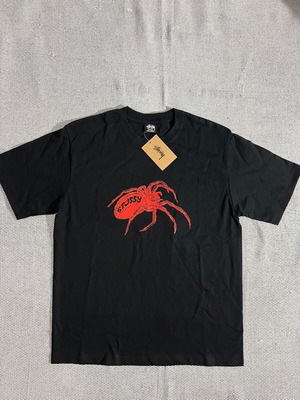 Stussy Spider Tee size medium new, black