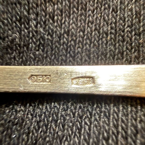Silver vermeil forks set of 6 like new, Soviet Union 1979