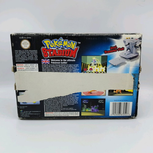 Pokemon Stadium Nintendo 64 μεταχειρισμένο με εγχειρίδια και transfer pack