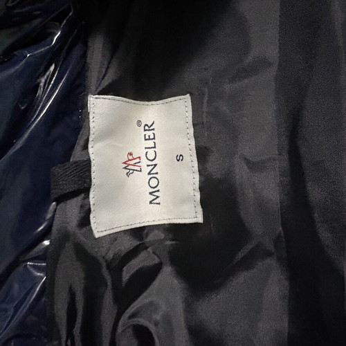 Moncler men's vest new, black and blue, size S