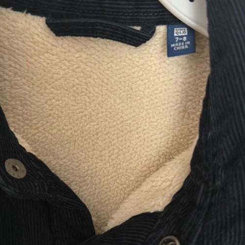 Uniqlo Παιδικό Ζεστό Πουκάμισο Σαν Καινούργιο Μπλε 7-8 Ετών