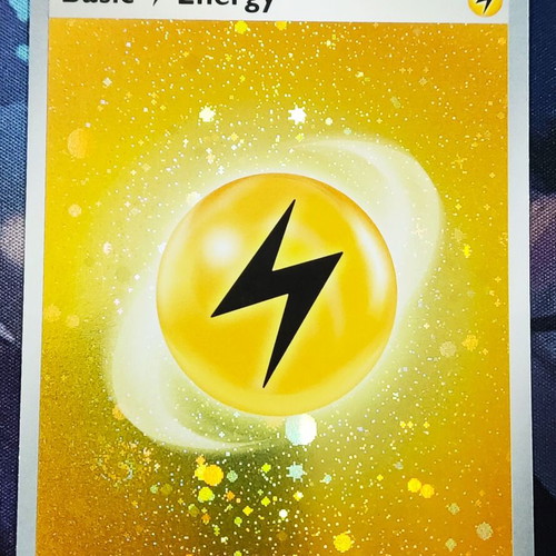 Basic Lightning Energy Galaxy Holo Pokemon like new