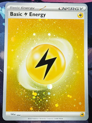 Basic Lightning Energy Galaxy Holo Pokemon like new