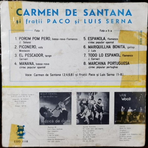 Carmen Santana Flamenco LP used, Romanian edition