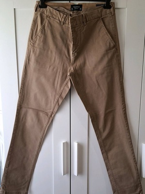 Pull & Bear men's pants used, dark beige, size L, autumn-winter