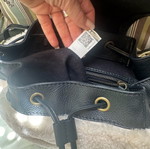 Ugg backpack bag new genuine leather with fur black