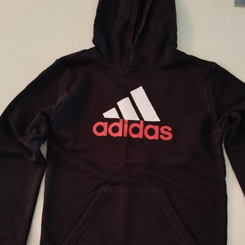 Adidas kids hoodie used, size 11-12 years, black