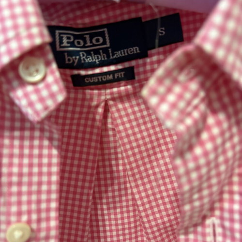 Ralph Lauren pink shirt small, like new, men's and women's medium fit