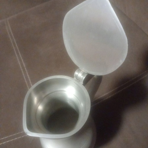 Swiss tin pitcher used, 500 ml, AG SIGG