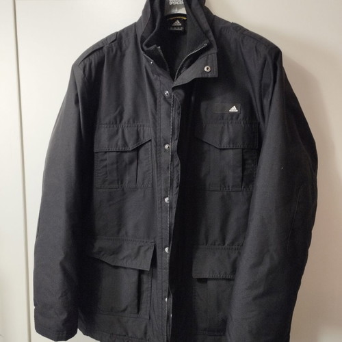 Adidas men's jacket black like new, very warm
