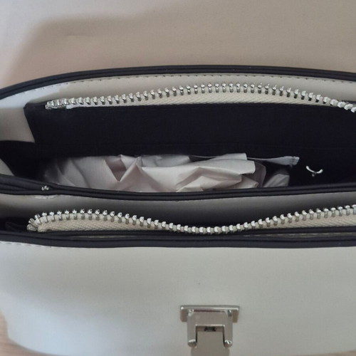 Bag backpack new with steel handle beige