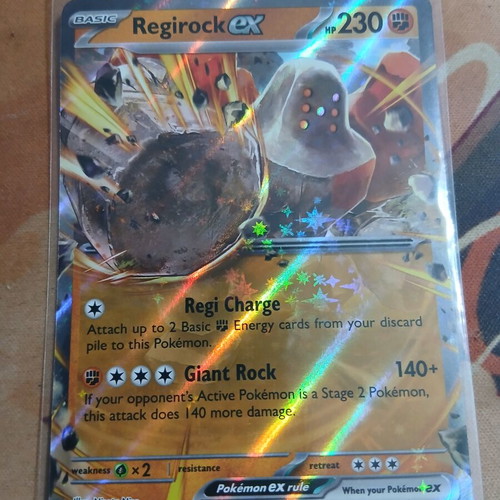 Pokemon TCG Regirock ex 101/182 Destined Rivals like new