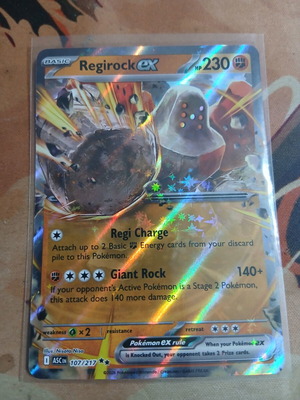 Pokemon TCG Regirock ex 101/182 Destined Rivals like new