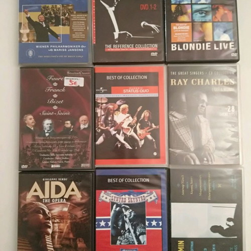 Music DVD pack of 21
