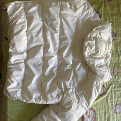 STWD Puffer Jacket, white, size L, Pull & Bear